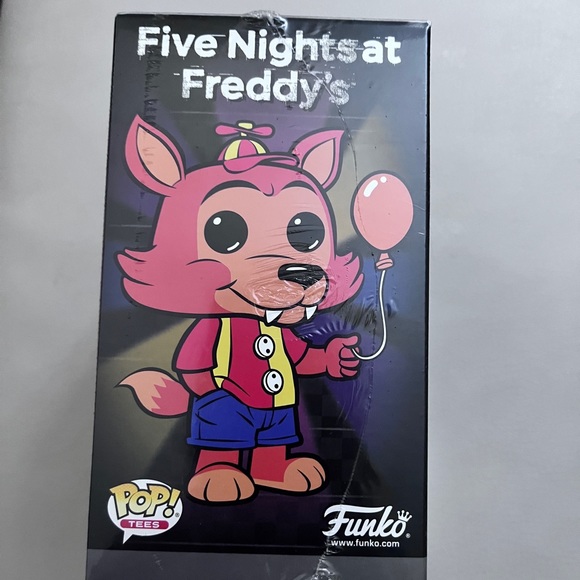 NWB -Funko Pop! Tee Five Nights at Freddy’s Vinyl Figure Foxy  Tee Men S/Women M - Picture 7 of 10